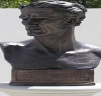 Adam Lindsay Gordon Bronze Bust - Redcliffe Tourism
