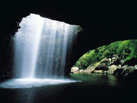 Natural Bridge, Springbrook National Park - Redcliffe Tourism 0
