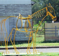 Augathella Wrought Iron Sculptures - Redcliffe Tourism