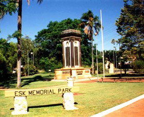 Esk War Memorial And Esk Memorial Park - Redcliffe Tourism 0