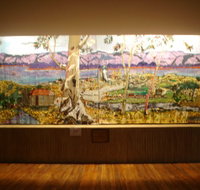 Adaminaby Memorial Hall Stage Curtain - Redcliffe Tourism