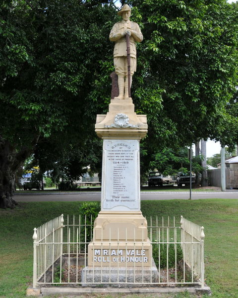Miriam Vale War Memorial - Redcliffe Tourism 1