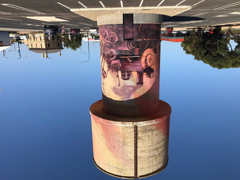 Kadina Water Tower Mural - Redcliffe Tourism 1