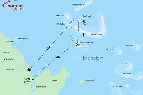 Fly To Green Island - Cruise Return - Redcliffe Tourism 3