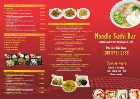 Noodle Sushi Bar Mount Gambier - Redcliffe Tourism 1