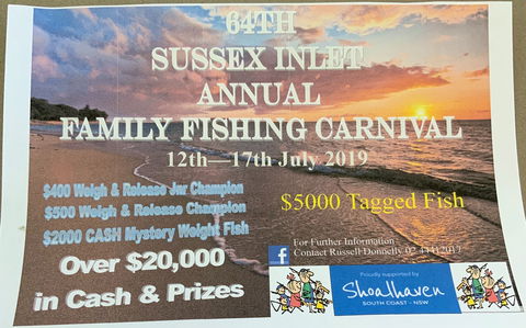 The Sussex Inlet Annual Family Fishing Carnival - Redcliffe Tourism 0