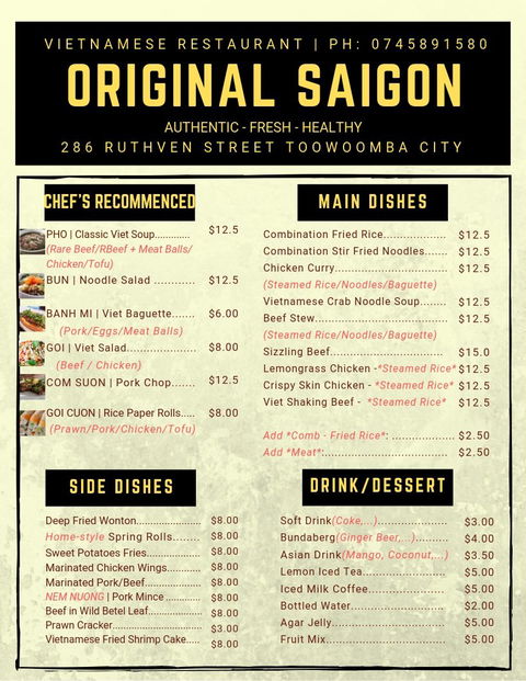 Original Saigon - Redcliffe Tourism 3