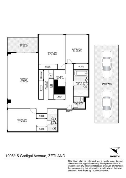 Gadigal Groove - Modern And Bright 3BR Executive Apartment In Zetland With Views - Redcliffe Tourism 11
