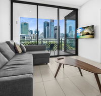 Luxe Apartment with Balcony and Pool Near Galleries - Redcliffe Tourism