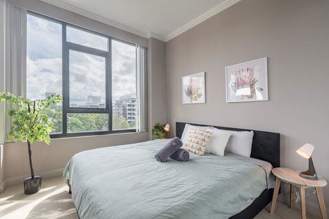 Olympic Park Near Qudos Bank Arena King Bed 1BR 1Bath Sleeps 6 Air-cond Parking - Redcliffe Tourism 0