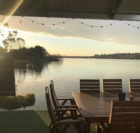 Shack built over the Murray River - Redcliffe Tourism