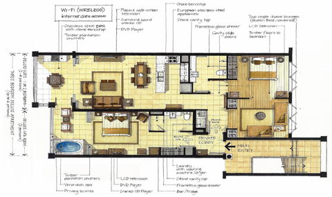 Beach Club Port Douglas Luxury Apartments - Redcliffe Tourism 18