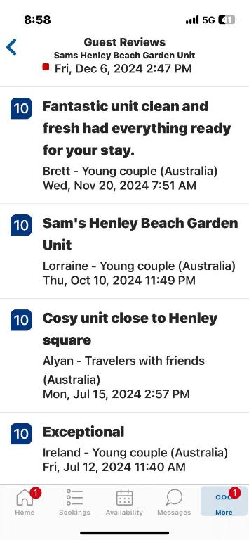 Sams Henley Beach Garden Unit - Redcliffe Tourism 3