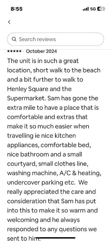 Sams Henley Beach Garden Unit - Redcliffe Tourism 1